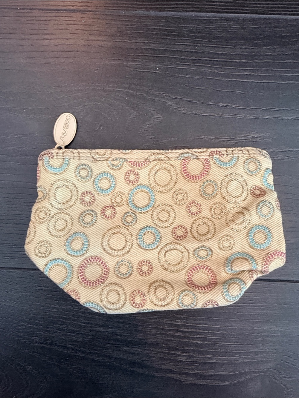 Shiseido - Circular Pattern Cosmetic Pouch